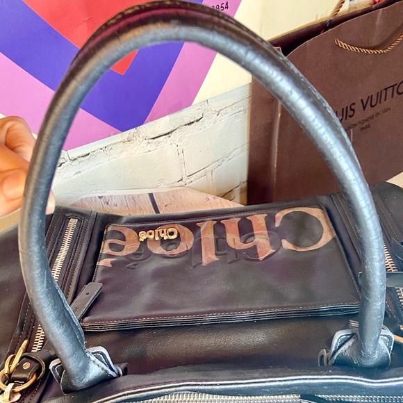 Chloe black leather shoulder bag - Picture 7 of 16